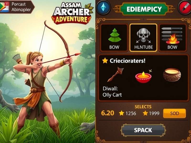 Assam Archer Adventure community event screenshot showing Diwali festival special
